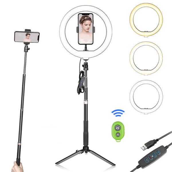 10inch/26cm led ring light pgraphy with 2 in 1 tripod selfie led video light for youtube makeup video usb plug
10inch/26cm led ring light pgraphy with 2 in 1 tripod selfie led video light for youtube makeup video usb plug