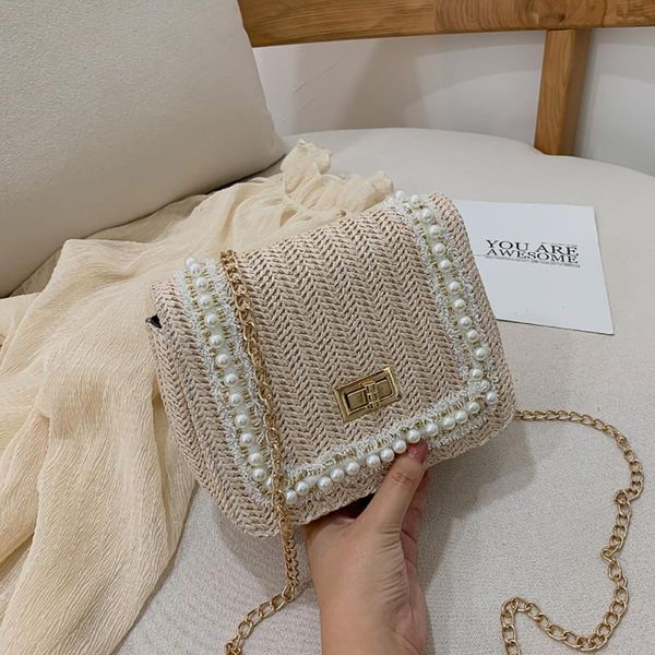 women 2020 messenger bag female casual straw woven pearl chain shoulder crossbody beach bag ladies retro handbag bolsa feminina
women 2020 messenger bag female casual straw woven pearl chain shoulder crossbody beach bag ladies retro handbag bolsa feminina