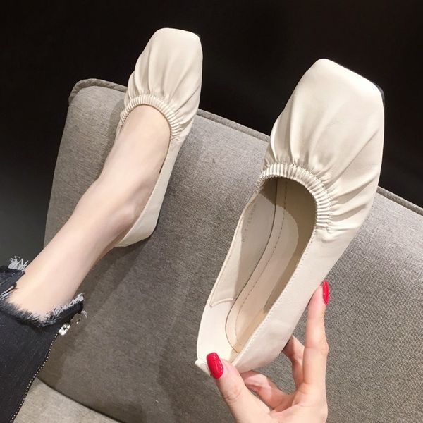 2020 autumn women ballet flats shoes slip-on office ladies casual loafers soft work single shoes plus size footwear blacks0525-3, Black
2020 autumn women ballet flats shoes slip-on office ladies casual loafers soft work single shoes plus size footwear blacks0525-3, Black