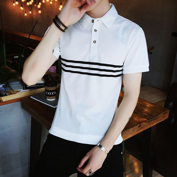 summer men's short sleeve, new , slipped collar, half sleeve summer men's fashion clothes, White;black
summer men's short sleeve, new , slipped collar, half sleeve summer men's fashion clothes, White;black