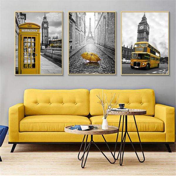 gohipang nordic posters and prints yellow telephone booth bus black white wall art london pairs wall pictures for living room
gohipang nordic posters and prints yellow telephone booth bus black white wall art london pairs wall pictures for living room