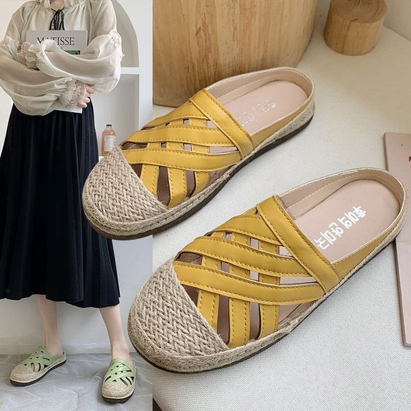 slippers women's with wedge platform sandals leather outer with beach women's shoes, Black
slippers women's with wedge platform sandals leather outer with beach women's shoes, Black