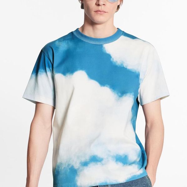 20ss blue sky white clouds print tee high end breathable summer t-shirt casual high street short sleeves men women outdoor tee hfymtx1022, White;black
20ss blue sky white clouds print tee high end breathable summer t-shirt casual high street short sleeves men women outdoor tee hfymtx1022, White;black