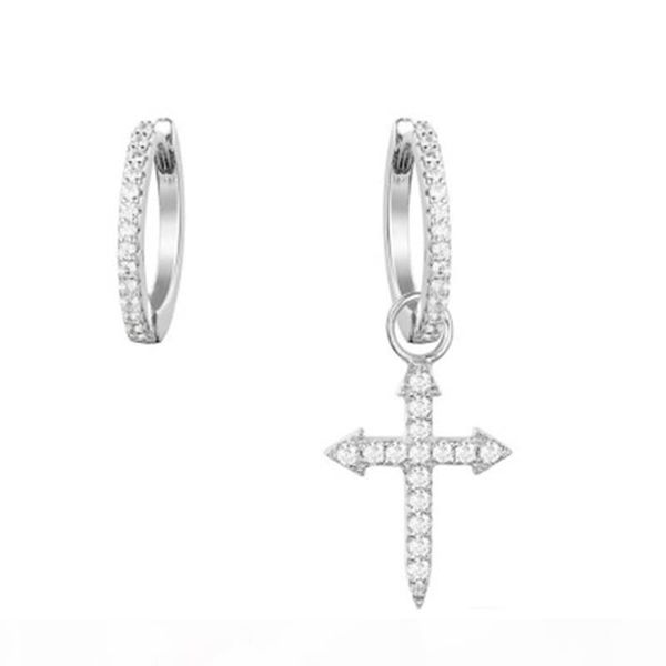 european and american foreign trade silver jewelry cross earrings asymmetric fashion personality earrings female's preferred gift, Golden;silver
european and american foreign trade silver jewelry cross earrings asymmetric fashion personality earrings female's preferred gift, Golden;silver