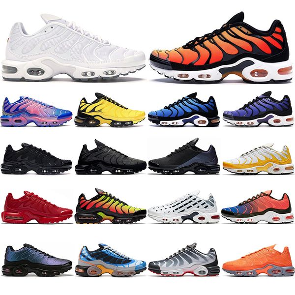 tn men running shoes triple black white red spray paint deluxe mens trainers runner athletics outdoor fashion sport sneakers 40-45
tn men running shoes triple black white red spray paint deluxe mens trainers runner athletics outdoor fashion sport sneakers 40-45