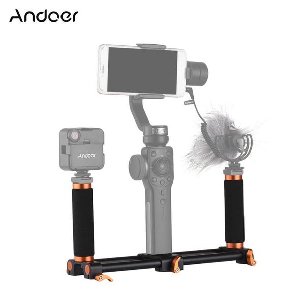 stabilizers andoer dual handheld grip bracket kit double shoes gimbal 1/4 inch screw mounts extended handle for zhiyun feiyu stabilizer
stabilizers andoer dual handheld grip bracket kit double shoes gimbal 1/4 inch screw mounts extended handle for zhiyun feiyu stabilizer
