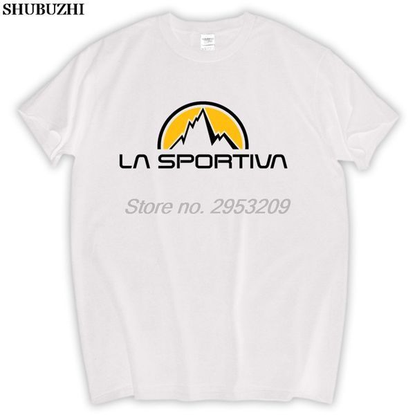 la sportiva t-shirt pure cotton men t shirt shubuzhi brand euro size tee-shirt sbz5210