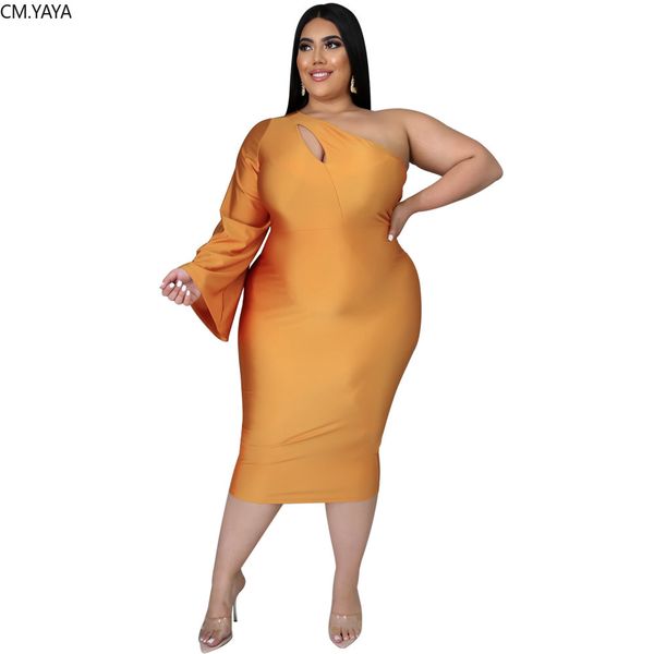women dress plus size 2xl-5xl club party one shoulder long sleeve cut out bodycon midi dress pencil dresses, Black;gray
women dress plus size 2xl-5xl club party one shoulder long sleeve cut out bodycon midi dress pencil dresses, Black;gray