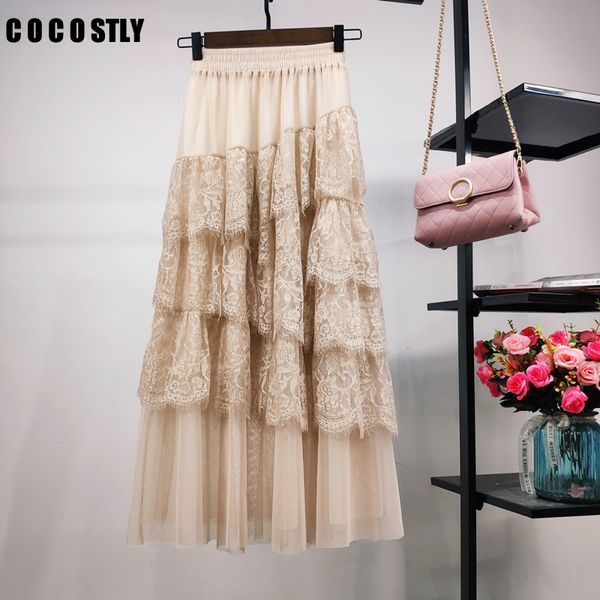 gentle lace cake skirt sweet fairy mesh skirt 2020 new summer korean fluffy mesh long jupe femme saias, Black
gentle lace cake skirt sweet fairy mesh skirt 2020 new summer korean fluffy mesh long jupe femme saias, Black