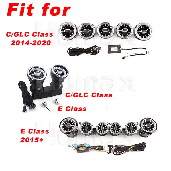 3/12/64 colours front led turbine air vent for c glc class w205 x253 led lamp air outlet vent synchronized with ambient light
3/12/64 colours front led turbine air vent for c glc class w205 x253 led lamp air outlet vent synchronized with ambient light