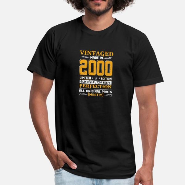 vintaged made in 2000 limited editon t shirt men print cotton euro size s-3xl normal loose basic summer style letters shirt
vintaged made in 2000 limited editon t shirt men print cotton euro size s-3xl normal loose basic summer style letters shirt