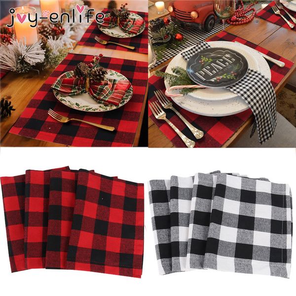 christmas red black plaid placemat christmas home decoration table pad mat kitchen supplies navidad new year 2021 gift
christmas red black plaid placemat christmas home decoration table pad mat kitchen supplies navidad new year 2021 gift