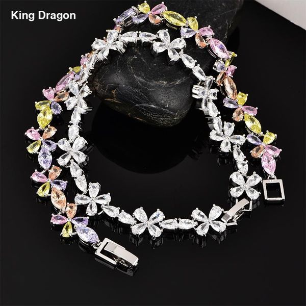link, chain arrival luxury colorful cubic zirconia tennis bracelets wedding bracelet for women valentine's gift zb-046, Black
link, chain arrival luxury colorful cubic zirconia tennis bracelets wedding bracelet for women valentine's gift zb-046, Black