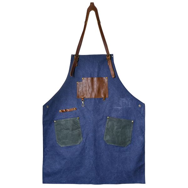 aprons vintage washed canvas with genuine leather cooking work clothing antifouling coffee shop hairdresser sleeveless 185
aprons vintage washed canvas with genuine leather cooking work clothing antifouling coffee shop hairdresser sleeveless 185