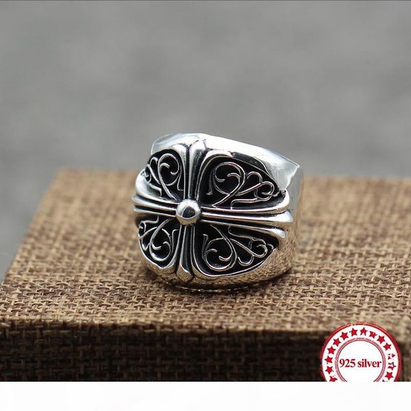 s925 sterling silver men's rings vintage personality cross army flower couple fashion punk style ring jewelry send lover's gift
s925 sterling silver men's rings vintage personality cross army flower couple fashion punk style ring jewelry send lover's gift