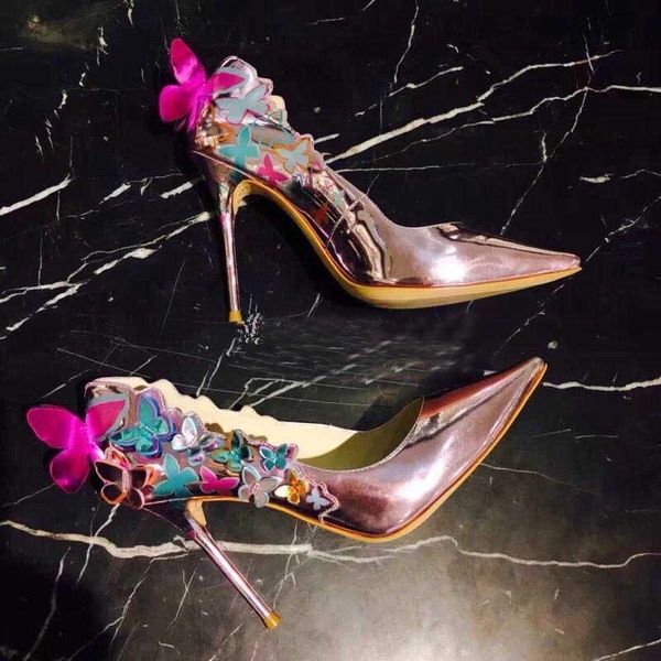 heels elegant wedding butterfly shoes thin high heels stiletto genuine leather women pumps 10cm party wedding pumps big size 42, Black
heels elegant wedding butterfly shoes thin high heels stiletto genuine leather women pumps 10cm party wedding pumps big size 42, Black