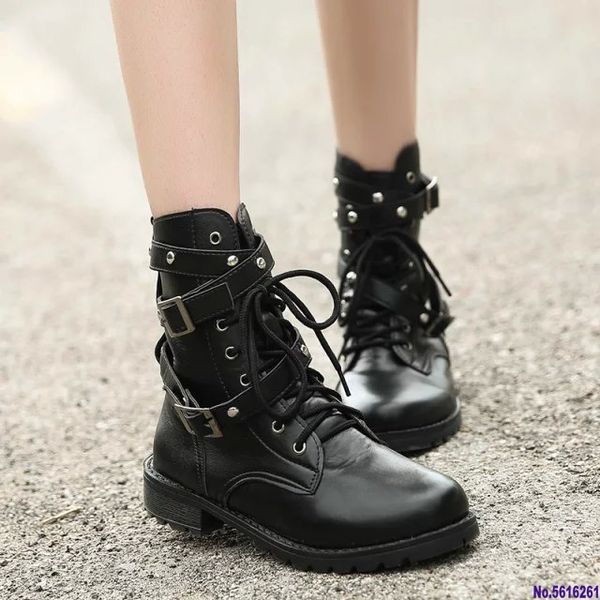motorcycle boots ladies vintage combat autumn boots army punk goth women women biker pu leather short, Black
motorcycle boots ladies vintage combat autumn boots army punk goth women women biker pu leather short, Black
