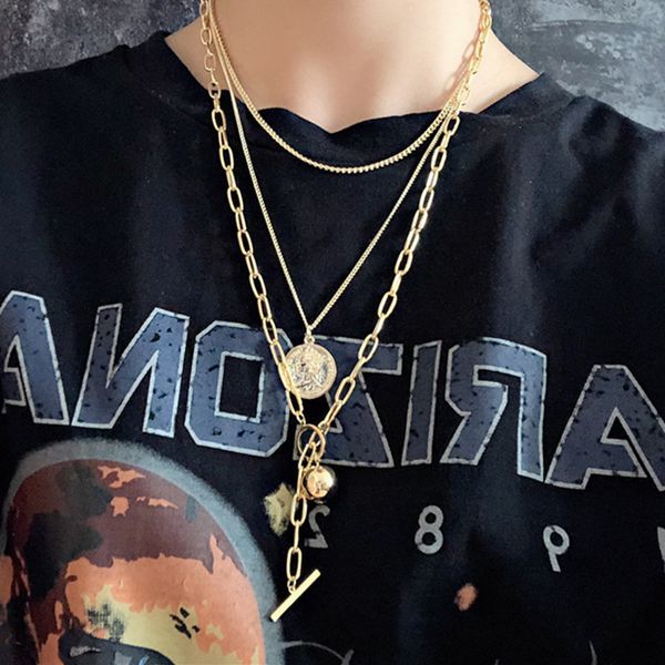 laramoi gold silver color round coin pendant necklaces for women multilayer geometric hiphop fashion jewelry gifts for friend
laramoi gold silver color round coin pendant necklaces for women multilayer geometric hiphop fashion jewelry gifts for friend