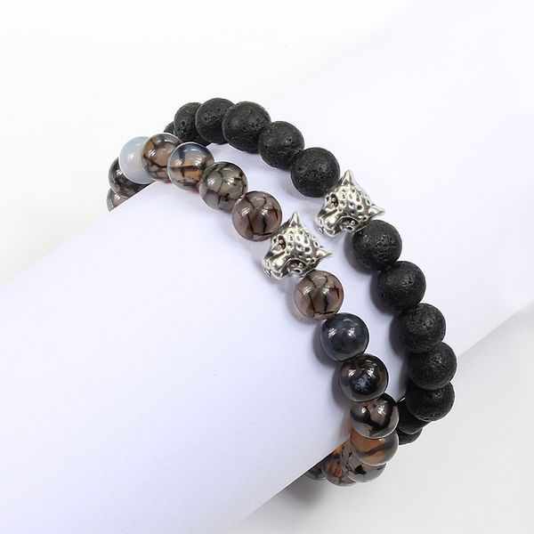 men natural volcanic stone bracelet leopard head black lava matte beaded bracelets&bangles women prayer jewelry
men natural volcanic stone bracelet leopard head black lava matte beaded bracelets&bangles women prayer jewelry