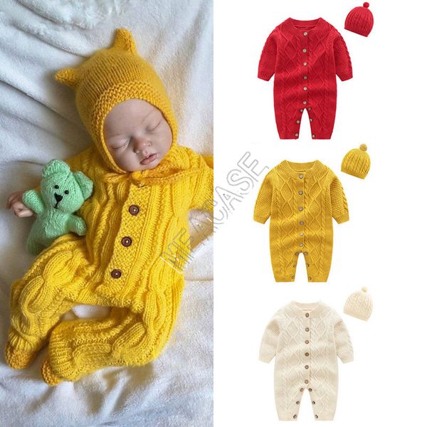 kids clothes baby romper one-piece long sleeve sweater hat button sweater two pieces set autumn winter children clothing set d82407, White
kids clothes baby romper one-piece long sleeve sweater hat button sweater two pieces set autumn winter children clothing set d82407, White