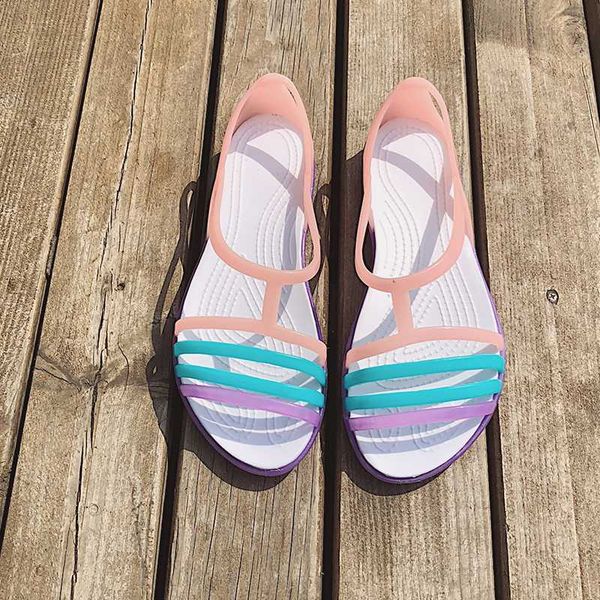 2020 woman sandals summer noble girl eva garden shoes color crocse beach flat sandals slippers, Black
2020 woman sandals summer noble girl eva garden shoes color crocse beach flat sandals slippers, Black