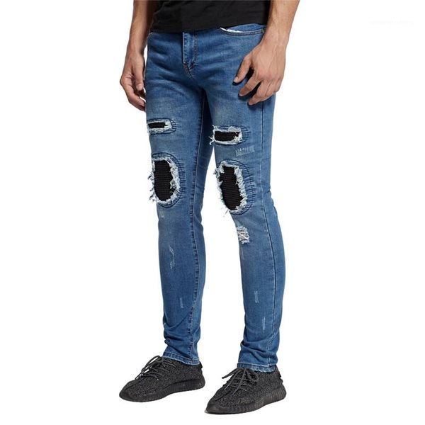 джинсы моды ripped щитовые тонкий карандаш штаны с patchwork casual mens твердая длинные брюки motocycle mens конструктора, Blue
джинсы моды ripped щитовые тонкий карандаш штаны с patchwork casual mens твердая длинные брюки motocycle mens конструктора, Blue