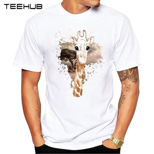 2019 teehub men's fashion giraffe in savannah printed t-shirt short sleeve novelty design cool tee
2019 teehub men's fashion giraffe in savannah printed t-shirt short sleeve novelty design cool tee