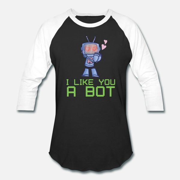 i like you a bot robot robot art robot party t shirt men printed tee shirt s-3xl homme cute authentic spring autumn vintage shirt
i like you a bot robot robot art robot party t shirt men printed tee shirt s-3xl homme cute authentic spring autumn vintage shirt