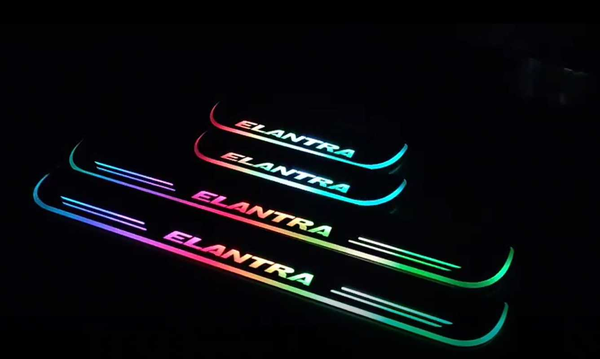 acrylic door sill plate strip with led decorative welcome light moving door scuff for elantra
acrylic door sill plate strip with led decorative welcome light moving door scuff for elantra
