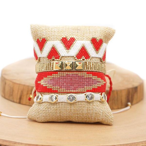 ZHONGVI Women Heart Bracelets New Boho Chic MIYUKI Bracelet Jewelry Zircon Pulsera Mujer 2020 Tassel Handmade Friendship Gifts
ZHONGVI Women Heart Bracelets New Boho Chic MIYUKI Bracelet Jewelry Zircon Pulsera Mujer 2020 Tassel Handmade Friendship Gifts