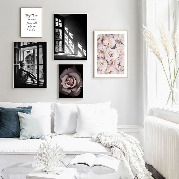 rose flower wall art poster black and white ballet girl canvas painting nordic print scandinavian decorative picture home decor
rose flower wall art poster black and white ballet girl canvas painting nordic print scandinavian decorative picture home decor