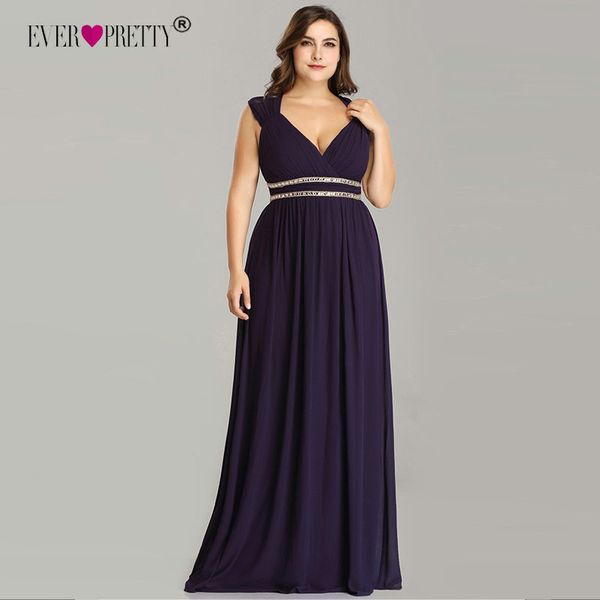 ever pretty plus size prom dresses long 2020 a-line chiffon v-neck sleeveless backless elegant burgundy party gowns, White;black
ever pretty plus size prom dresses long 2020 a-line chiffon v-neck sleeveless backless elegant burgundy party gowns, White;black