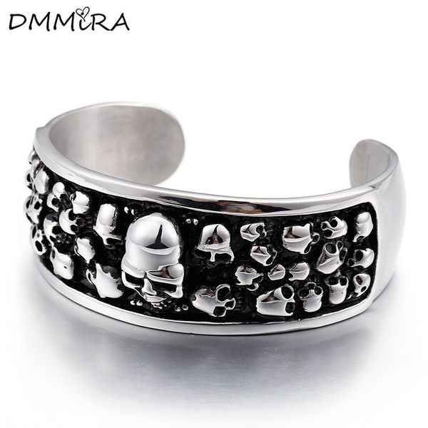 fashion punk black color skull bracelet fashion titanium steel men retro black skull clasp open cuff bracelets bangle jewelry
fashion punk black color skull bracelet fashion titanium steel men retro black skull clasp open cuff bracelets bangle jewelry