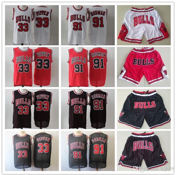 mens chicago bulls throwback jersey scottie 33 pippen dennis 91 rodman basketball shorts basketball jersey red black white kk, Black;red
mens chicago bulls throwback jersey scottie 33 pippen dennis 91 rodman basketball shorts basketball jersey red black white kk, Black;red