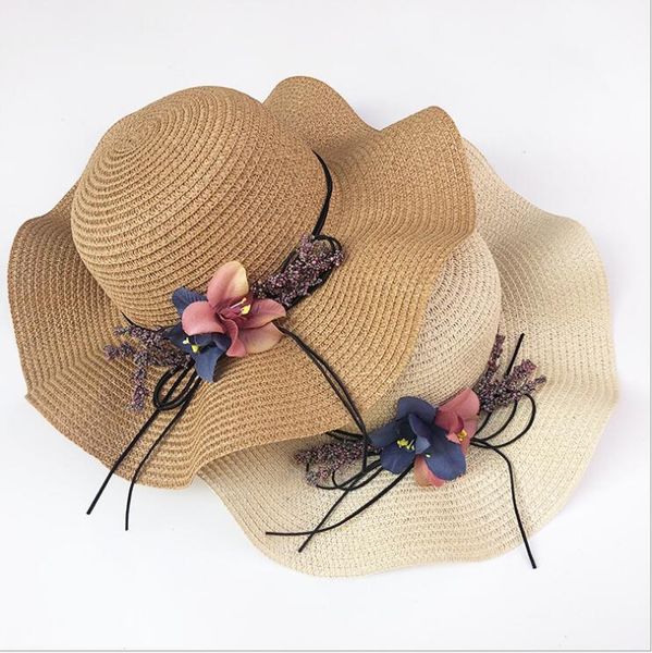 summer new arrival wide brim floppy hat korean women's flower straw hat outdoor sun protection big brim beach, Blue;gray
summer new arrival wide brim floppy hat korean women's flower straw hat outdoor sun protection big brim beach, Blue;gray