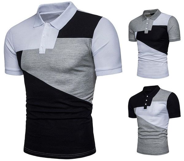 mens hipster contrast color polo shirt summer new slim fit short sleeve polos para hombre casual brand tee shirt homme 1314-q41, White;black
mens hipster contrast color polo shirt summer new slim fit short sleeve polos para hombre casual brand tee shirt homme 1314-q41, White;black