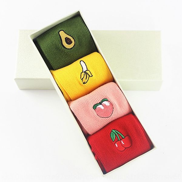 boxed fruit and fruit embroidery pile double needle avocado peach cotton long-sleeved women's socks korean fashionable socks women lrza, Black
boxed fruit and fruit embroidery pile double needle avocado peach cotton long-sleeved women's socks korean fashionable socks women lrza, Black