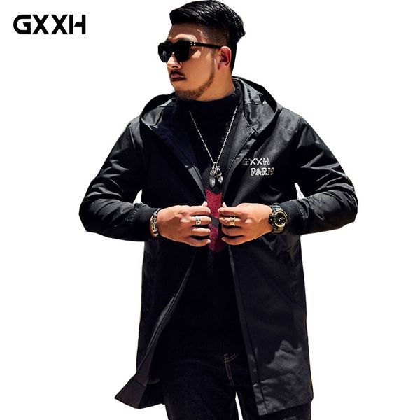 men's trench coats tide brand large size xxl-7xl casual windbreaker autumn loose long section lapel hooded park windproof jacket, Tan;black
men's trench coats tide brand large size xxl-7xl casual windbreaker autumn loose long section lapel hooded park windproof jacket, Tan;black