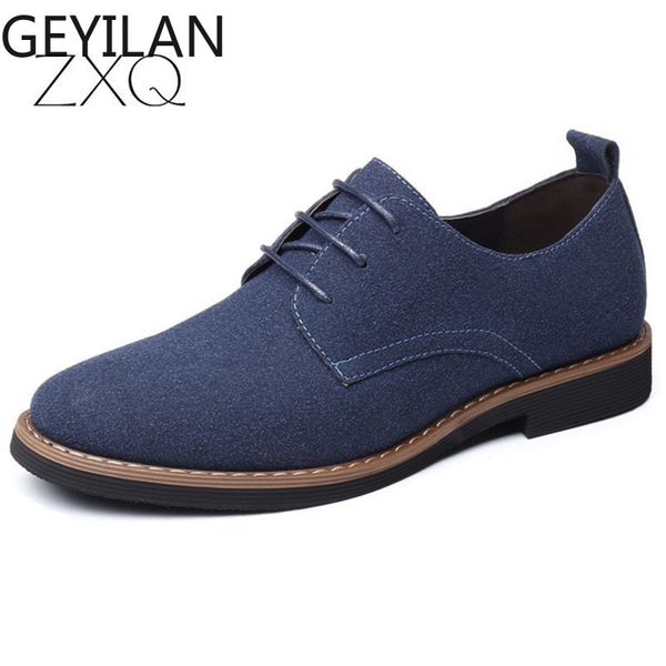 men dress shoes lace up blue oxford shoes for men flats leather fashion breathable comfortable zapatos hombre, Black
men dress shoes lace up blue oxford shoes for men flats leather fashion breathable comfortable zapatos hombre, Black