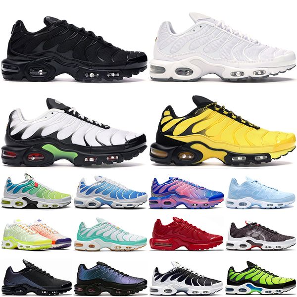 2020 tn se men women fashion running shoes triple black white hyper blue frequency pack mens shoe trainers sports sneakers 36-45
2020 tn se men women fashion running shoes triple black white hyper blue frequency pack mens shoe trainers sports sneakers 36-45