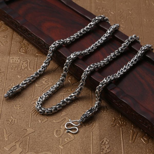 925 sterling silver necklace 6mm thick heavy dragon link necklace christmas gifts for women men
925 sterling silver necklace 6mm thick heavy dragon link necklace christmas gifts for women men
