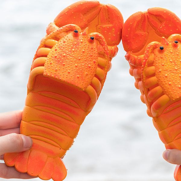 summer women slippers creative crayfish slippers new non-slip beach shoes pvc soft sole sandals plus size 24-47 couple, Black
summer women slippers creative crayfish slippers new non-slip beach shoes pvc soft sole sandals plus size 24-47 couple, Black