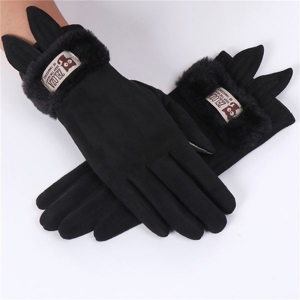 touch screen gloves ladies winter warm suede leather mittens lovely cat ears plus velvet thickening driving gloves d33, Blue;gray
touch screen gloves ladies winter warm suede leather mittens lovely cat ears plus velvet thickening driving gloves d33, Blue;gray