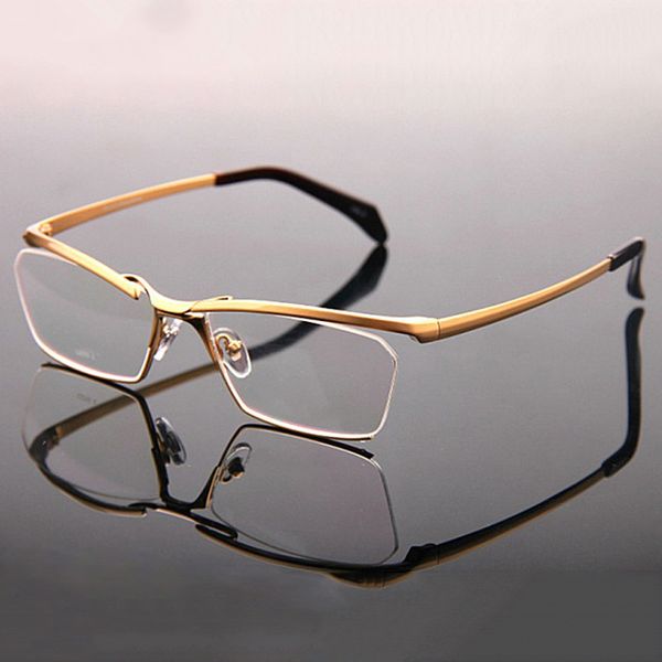 titanium men's glasses frame half rim optical eyeglasses men myopia prescription frames male spectacles clear lens eyewear gafas, Black
titanium men's glasses frame half rim optical eyeglasses men myopia prescription frames male spectacles clear lens eyewear gafas, Black