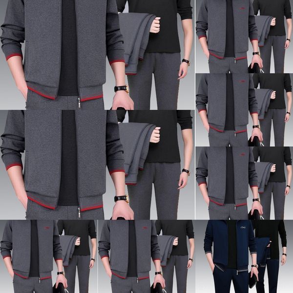 three-piece suit for middle-aged and elderly men's middle-aged and elderly suitmen's suit2020 autumn new korean fashion sports sui, Black
three-piece suit for middle-aged and elderly men's middle-aged and elderly suitmen's suit2020 autumn new korean fashion sports sui, Black