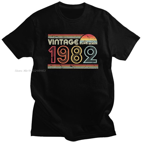 vintage 1982 t shirt men cotton fashion t-shirt o-neck short sleeve 38th birthday gift tee retro style fitted clothing merch
vintage 1982 t shirt men cotton fashion t-shirt o-neck short sleeve 38th birthday gift tee retro style fitted clothing merch