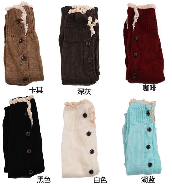 women warm knitted leg sleeves buttons lace gaiters loose wool leg guard boot cuffs socks christmas knit leg warmer booties sleeve e9102, Pink;yellow
women warm knitted leg sleeves buttons lace gaiters loose wool leg guard boot cuffs socks christmas knit leg warmer booties sleeve e9102, Pink;yellow