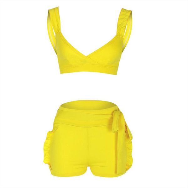 summer sexy женщин без рукавов set дамы стильный повседневный костюм set желтый ruffled короткие штаны 2шт crop top шорты нижнее горячее, Gray
summer sexy женщин без рукавов set дамы стильный повседневный костюм set желтый ruffled короткие штаны 2шт crop top шорты нижнее горячее, Gray