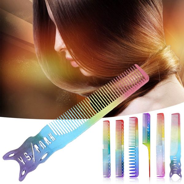 hairdressing rainbow brushes hair cutting comb color comb transparent brushes hairdressing tools barber shop household haircut tools, Silver
hairdressing rainbow brushes hair cutting comb color comb transparent brushes hairdressing tools barber shop household haircut tools, Silver