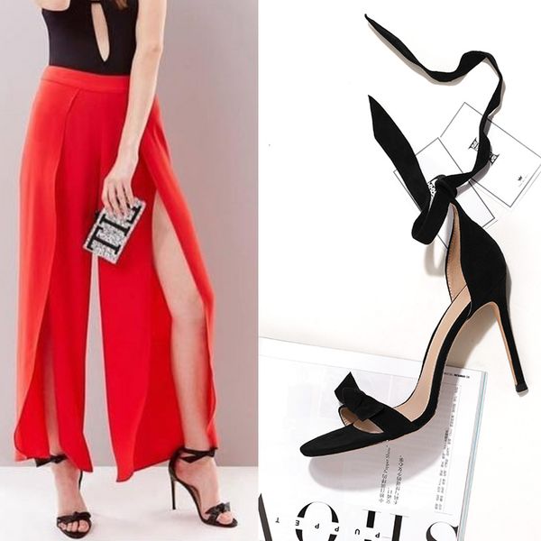 high heels sandalias mujer 2020 stiletto lace up women sandals new brand butterfly-knot summer shoes ankle straps pumps, Black
high heels sandalias mujer 2020 stiletto lace up women sandals new brand butterfly-knot summer shoes ankle straps pumps, Black